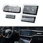 Engo Audi Q7 Mat Ekran Koruyucu Multimedya Kumanda Gösterge Klima