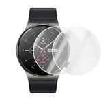 Engo Huawei Watch GT2 Pro 46 mm İle Uyumlu Ekran Koruyucu Şeffaf TPU Film 2 Adet