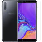 Engo Samsung Galaxy A7 2018 Nano Flexible Esnek 9H Temperli Ekran Koruyucu Cam - Şeffaf