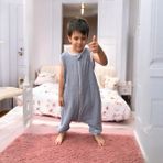 Enhitbaby Çift Kat Müslin Uyku Tulumu, Pamuk, , Rahat Kalıp - 1 - 2 Yaş - Koyu Mavi