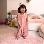 Enhitbaby Çift Kat Müslin Uyku Tulumu, Pamuk, , Rahat Kalıp - 1 - 2 Yaş - Pembe