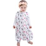 Enhitbaby Pembe Ağaç Müslin Yazlık Baharlık Uyku Tulumu 0,5 Tog Kız Çocuk 6-12 Ay Özellikli - Pembe - Beyaz - 6 - 12 Ay