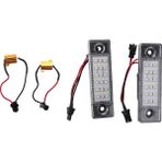 Enigmatice Araba LED Plaka Lambası Chevrolet Cruze Aksesuarları Için LED Plaka Lambası (Yurt Dışından) - Siyah