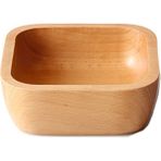 EnigmaticE Kare Ahşap Kase, Salata Kasesi, Tabak/aperatif Tatlı Servis/yemekler Gıda Ahşap Konteyner, Ahşap Sofra, L (Yurt Dışından)