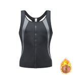 ENILSA Nano Tech Protection Vest,2024 New Nano Tech Protection Vest，Zipper Vest Fitness Wear for Men,Gynecomastia Compress Vest,Mens Slimming Body Shaper Vest Compression Shirts,for Exercise Fitness (D, S)