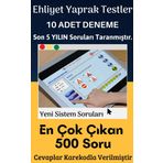 Enine Boyuna Eğitim 10’lu Ehliyet Deneme Yaprak Test