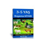 Enine Boyuna Eğitim 3-5 Yaş Için Boyama Kitabı