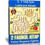 Enine Boyuna Eğitim 5-7 Yaş İçin Labirent Kitap Seti (2 Fasikül Kitap)