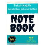 Enine Boyuna Eğitim A4 Teksir Kağıtlı Spiralli Ders Çalışma Defteri