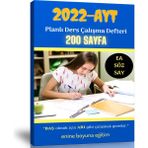 Enine Boyuna Eğitim Ayt Planlı Ders Çalışma Defteri (200 Sayfa)