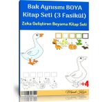 Enine Boyuna Eğitim Bak Aynısını Boya Kitap Seti (3 Fasikül Kitap)