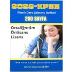Enine Boyuna Eğitim KPSS 2023 Planlı Ders Çalışma Defteri