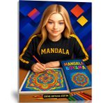 Enine Boyuna Eğitim Mandala Boyama Kitabı (Spiralli – Arkası Boş Bırakılmıştır)