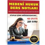 Enine Boyuna Eğitim Medeni Hukuk Ders Notları