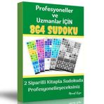Enine Boyuna Eğitim Normalden Çok İleriye 864 Sudoku Kitabı (2 Spiralli Kitap)
