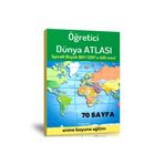 Enine Boyuna Eğitim Öğretici Büyük Boy Dünya Atlası (70 Seçilmiş Harita) - Enine Boyuna Eğitim