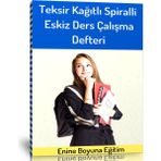 Enine Boyuna Eğitim Teksir Kağıtlı Spiralli Ders Çalışma Defteri
