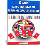 Enine Boyuna Eğitim Ülke Bayrakları Bak-BOYA Kitabı (178 ÜLKE Bayrağı)