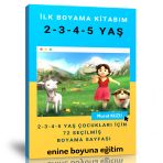 Enine Boyuna İlk Boyama Kitabım (2-3-4-5 YAŞ)
