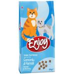Enjoy 10 kg Somonlu ve Hamsili Yetişkin Kuru Kedi Maması