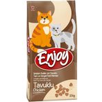 Enjoy 15 Kg Sokak Kedileri Ve Evcil Kediler İçin Sokak Kedi Maması Tavuklu