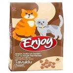 Enjoy Adult Cat Food Tavuklu 1 kg Kedi Kuru Maması
