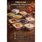 Enjoy Party Store 25’li Alüminyum Sütlaç Tatlı Kasesi – Fırın Uyumlu Dayanıklı Tek Kullanımlık Tatlı Kabı Gıdaya Uygun