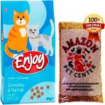 Enjoy Somonlu Kedi Maması Açık 1 Kg