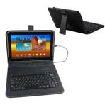 ENJOY-UNIQUE 10 inç Tablet Kılıfı 9,7-11 inç Tablet Kılıfı QWERTY Harici Klavye USB C Bağlantı Noktası Samsung Galaxy Tab A8 A7, Fire HD, Googee U10, Blackview, Nokia T20, Lenovo Tab M10 ile uyumlu