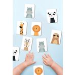 Enjoymydesign Ahşap Zeka Kartları Eşleştirme Oyunu Hafıza Kartı Ahşap Eğitici Puzzle Oyuncak