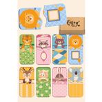 Enjoymydesign Bebek Puzzle Eşleştirme Oyunu Ahşap Iki Parçalı Yapboz Beceri Zeka Geliştirme Oyunu Eğitici Oyuncak
