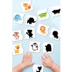 Enjoymydesign Gölgemi Bul Ahşap Iki Parçalı Eşleştirme Oyunu Okul Öncesi Puzzle Bebek Eğitici Oyuncak