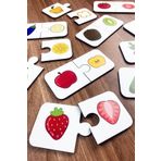 Enjoymydesign Meyveleri Öğreniyorum Ahşap Iki Parçalı Eşleştirme Oyunu Okul Öncesi Bebek Eğitici Oyuncak