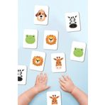 Enjoymydesign Zeka Kartları Hafıza Eşleştirme Oyunu Sevimli Hayvanlar Ahşap Eğitici Puzzle Oyuncak