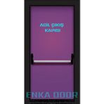 Enka Door Yangın Kapısı Acil Çıkış Kapısı Sertifikalı Mor