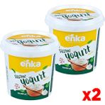 Enka Enka Gurme Süzme Yoğurt Kova Tam Yağlı Tuzsuz - 2'li - 800 g - 1,6 kg