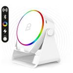 Enkado Ekd-s11 5w İndüksiyonlu Bluetooth Hoparlör Ses Yükselten 2000mah Rgb Işıklı Standlı Speaker Siyah