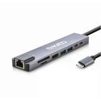 Enkado Ekd-Tp42 Type-C To To Hdmı 8İn 2Pd+2 Usb 2,0 +Hdmı 4K +Sd-Tf+Ethernet 100Mbs