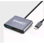 Enkado Ekd-Tp43 Typce-C To 3 İn1 Hdmı +Pd +Usb 3,0 Adaptör