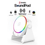 Enkado S11 5W Bluetooth + Temasla Ses Yükselten İndüksiyon Hoparlör 2000 Mah RGB Işıklı Standlı 5in Speaker
