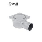 Enki 4000, 10x10 cm, Ø50, Yandan Çıkışlı Yer Süzgeci