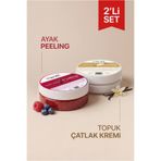 Enkore 2’li Ayak ve Topuk Çatlak Kremi Seti | Doğal Peeling & Onarıcı Ayak Kremi Seti 50 ml x2