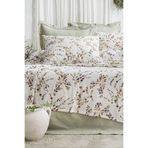 Enlora Home Desenli Pike Örtü Çift Kişilik Bahar Beyaz (Pike)
