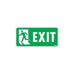 Ennalbur Exit Sol Uyarı Levhası 17,5 x 25 cm KOD:950