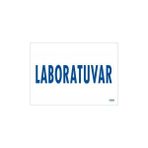 Ennalbur Laboratuvar Uyarı Levhası 17,5X25 KOD:1656