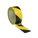 Ennalbur P1088100S4834 Mey İthalat® Yer İşaretleme Bandı Sarı Siyah 50 Mm 30 Metre
