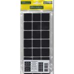 Ennalbur Pacific 6030 Bl Yapışkanlı Keçe 30 mm x 30 mm Siyah