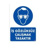 Ennalbur PVC 25x35 3 İkaz Levhası