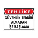 Ennalbur PVC 25x35 414 İkaz Levhası