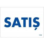 Ennalbur Satış Uyarı Levhası 17,5X25 KOD:1740